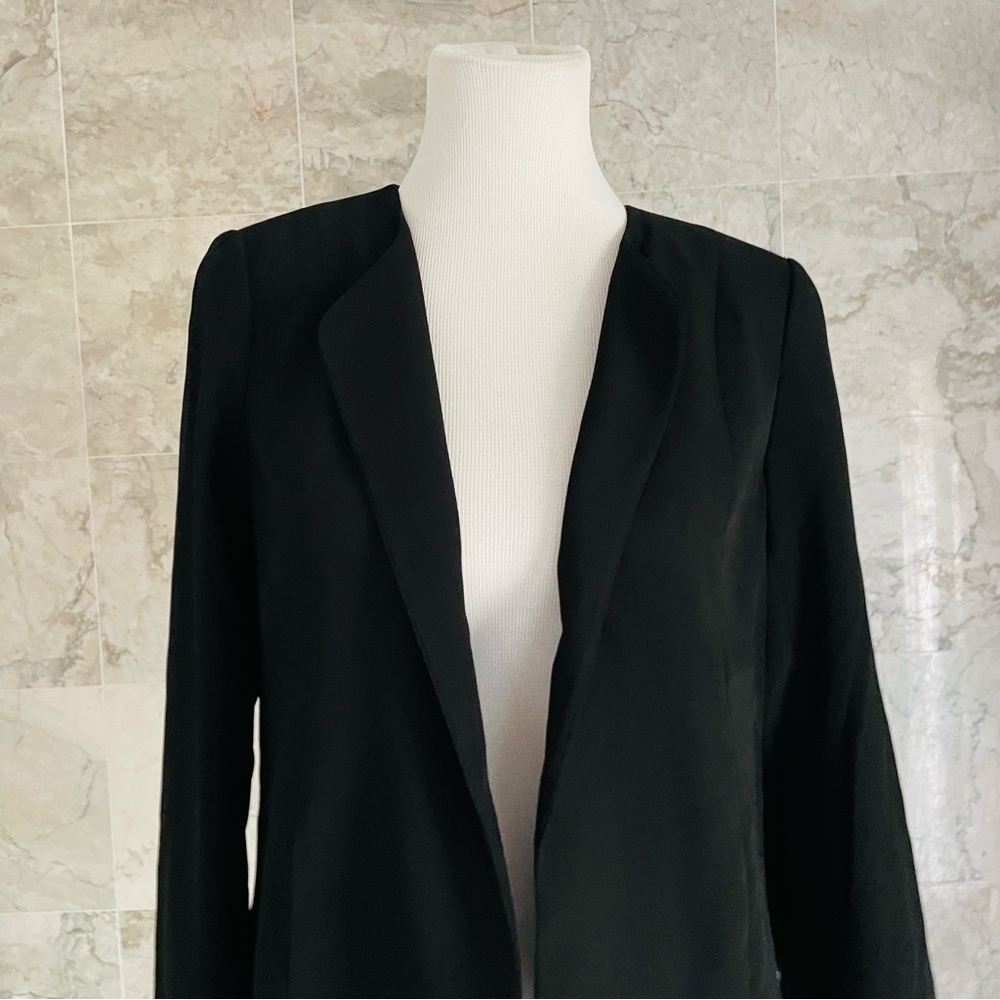 Eileen Fisher Open Front Blazer Jacket - Picture 4 of 8